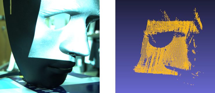 Fig6-3. 3D reconstruction results of mask (입력, 3차원 복원)